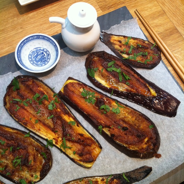 roast-aubergine-with-miso-harissa